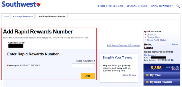 southwest airlines companion pass deal referral
