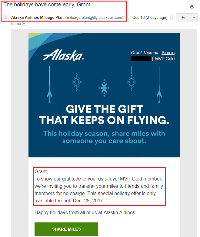 a screenshot of a email