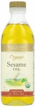 a bottle of sesame oil