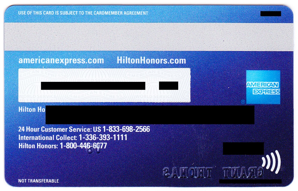 American Express Hilton Ascend Credit Card Welcome Letter & Card Art