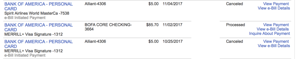 Warning opening a bank of america checking account may break automatic 