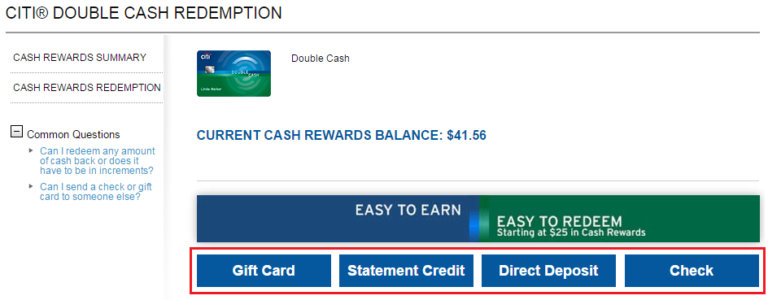 Goodbye Citi Double Cash Gift Card Redemption Hello American Express 