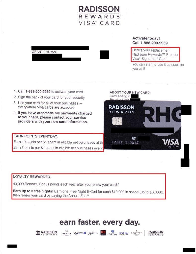 Unboxing my US Bank Radisson Rewards Business & Premier Visa Signature