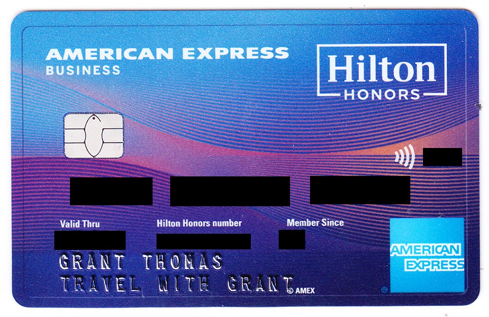 Unboxing American Express Hilton Honors Business Credit Card Card Art 