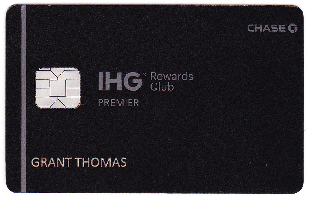 Unboxing My Chase Ihg Rewards Premier Credit Card Card Art