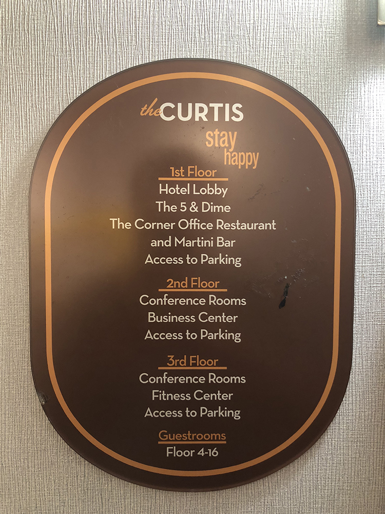Curtis Doubletree Hotel In Downtown Denver Themed Floors Great