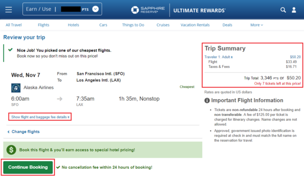 how to use chase travel points on expedia