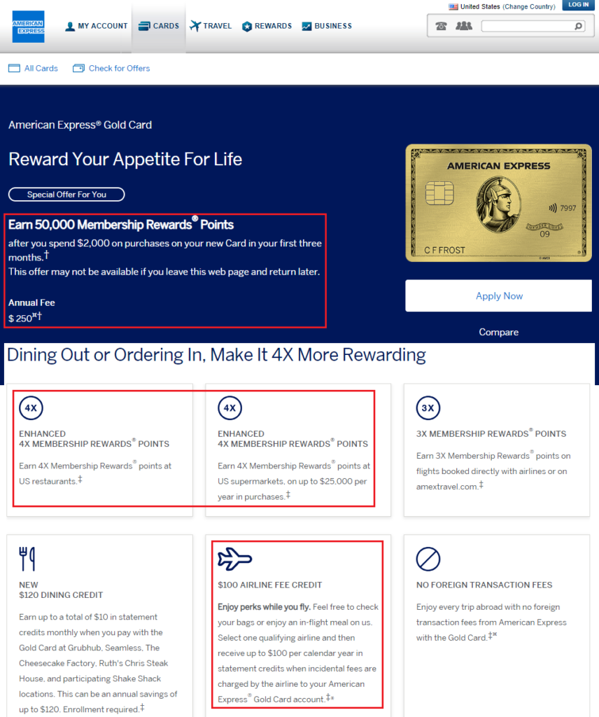 American Express Gold Card Approval & Instant Card Number Available