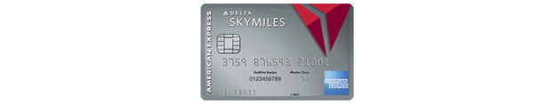 a credit card with a red and silver design
