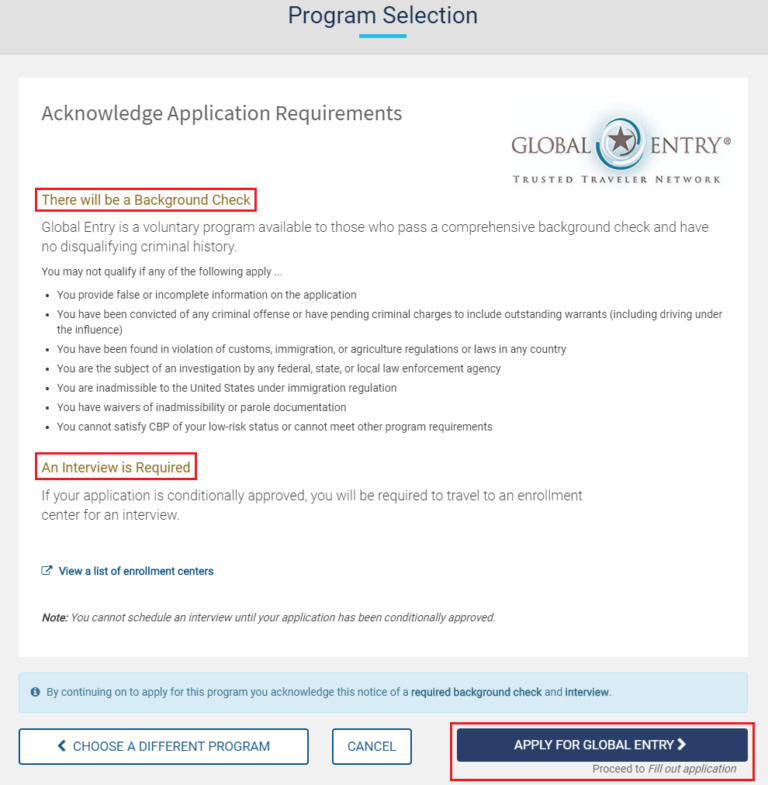 renew global entry login