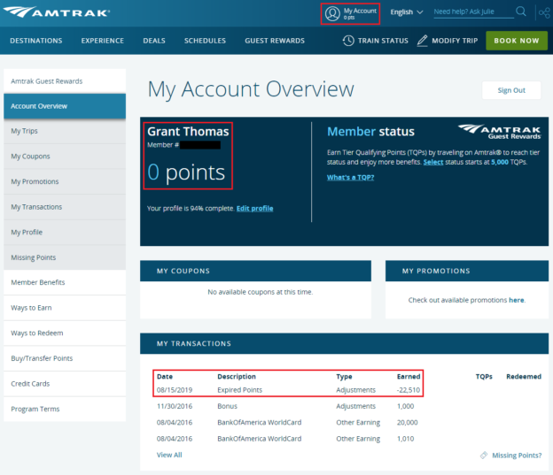 Amtrak Guest Rewards Points Expire Amtrak Guest Rewards Points Expire