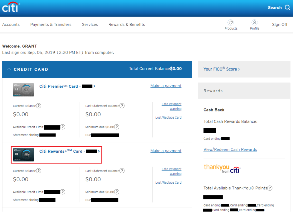 Easy Conversion / Product Change from Citi Premier to Citi Rewards+ ...