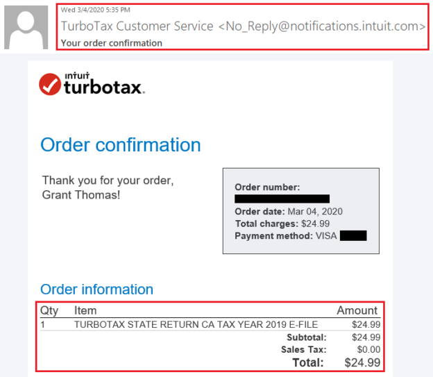 TurboTax Chase Offer Triggered with State Tax Return EFile