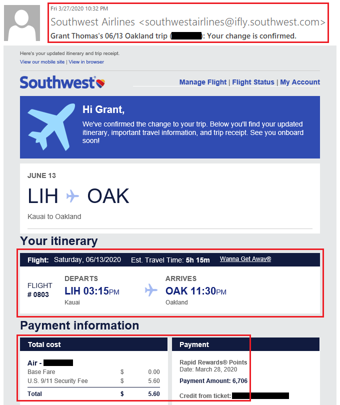 PSA: Check Existing Southwest Airlines Reservations for Silent Schedule ...