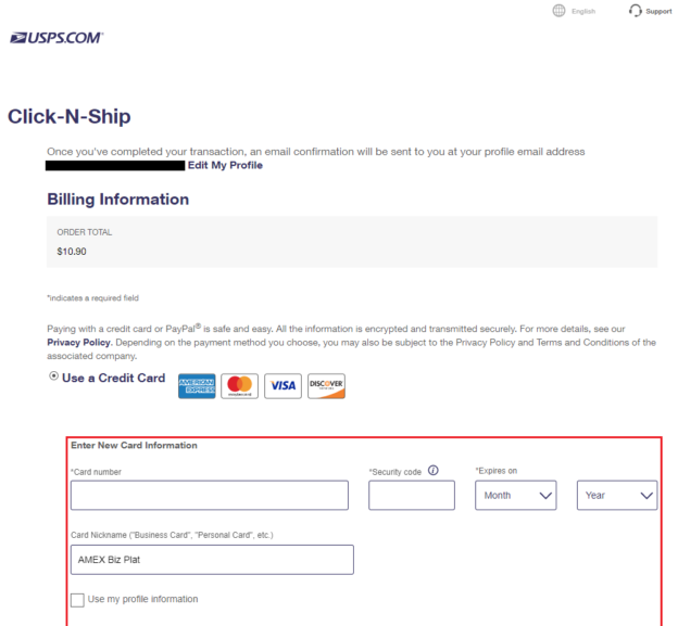 How to purchase print usps shipping labels online amex business
