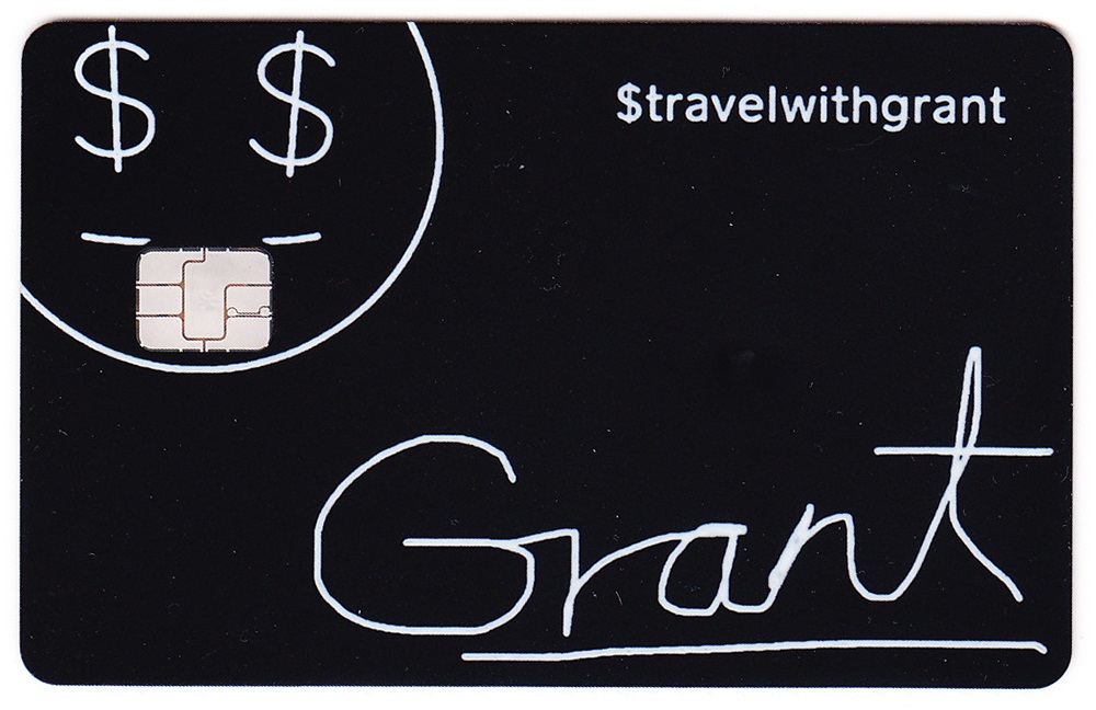 Cash App Debit Card Front Travel With Grant