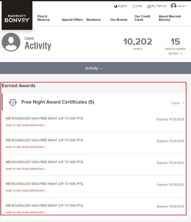 How to Redeem Marriott Bonvoy 50K Point Free Night Certificates (Some Issues, Then Success)