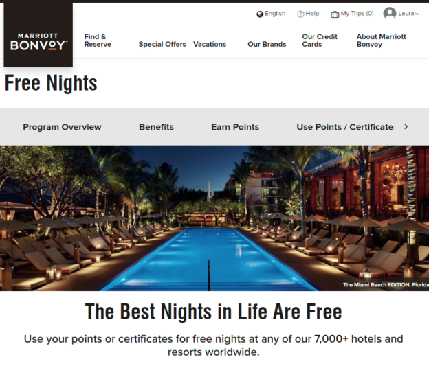 How To Redeem Marriott Bonvoy 50K Point Free Night Certificates (Some ...