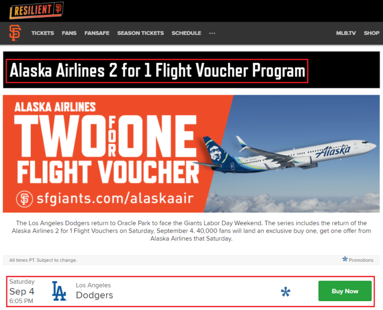 Tomorrow Alaska Airlines 2 for 1 Flight Vouchers San Francisco