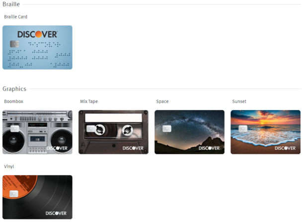 Choose a New Design for your Discover It Credit Card – 159 Colorful