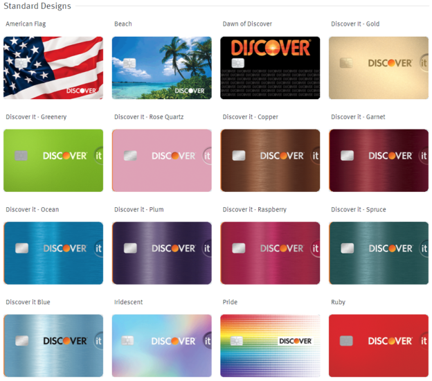 Choose a New Design for your Discover It Credit Card – 159 Colorful ...