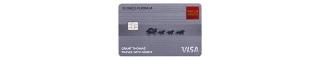 a grey credit card with a picture of a horse drawn carriage