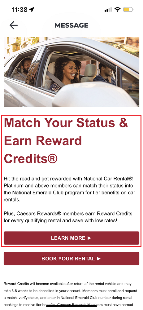 National Car Rental Club