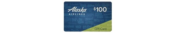 a blue and green gift card